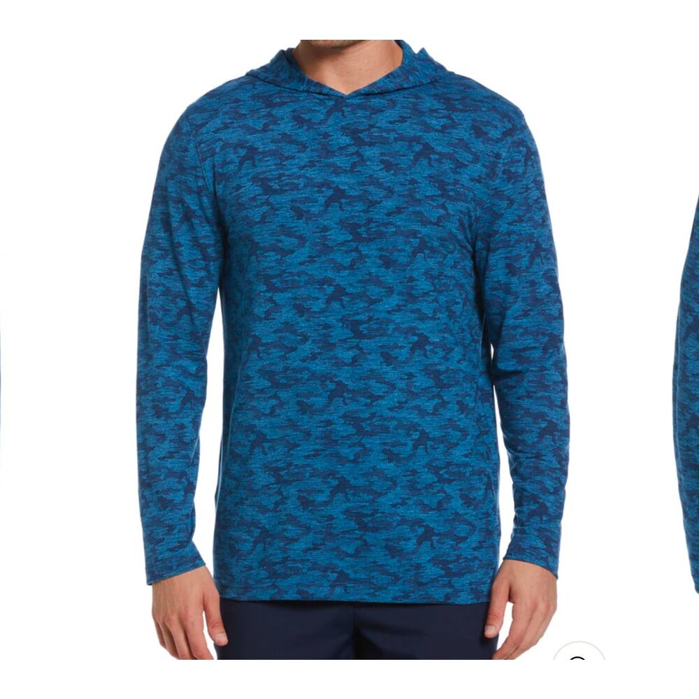 PGA Tour Men's Lux Touch Camo Print Performance‎ Activewear Golf Hoodie Small